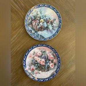 Vintage Lena Lou Roses Plates
